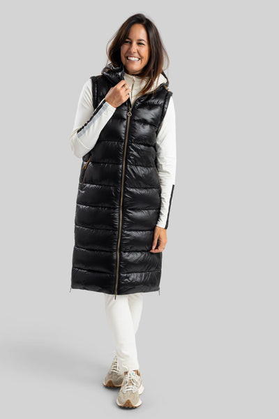 BARBARA Winter coat with zip-off sleeve OH25313