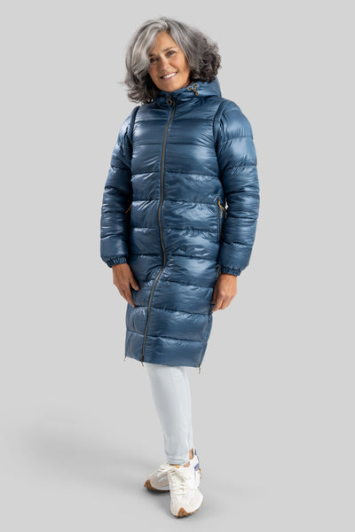 BARBARA Winter coat with zip-off sleeve OH25313