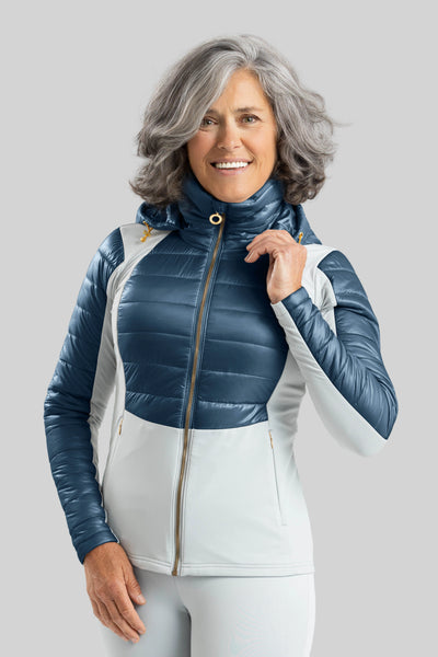 LUISA Hybrid jacket with zip off hood OH25112