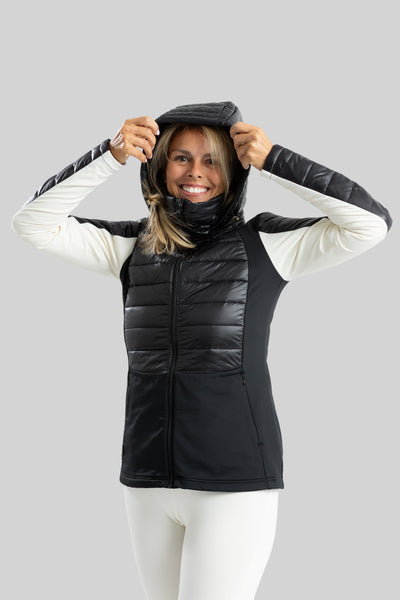 LUISA Hybrid jacket with zip off hood OH25112