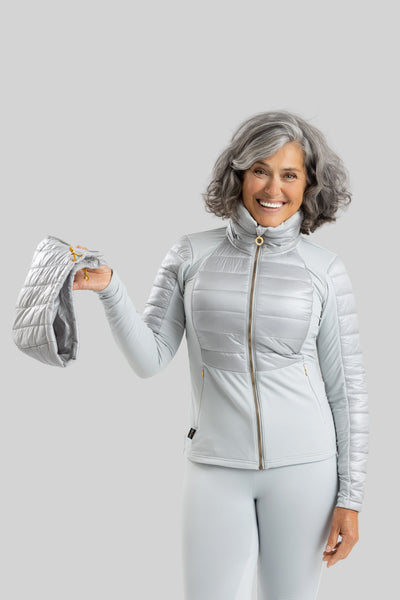 LUISA Hybrid jacket with zip off hood OH25112