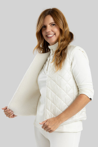 MARINA Reversible cropped vest OH25410